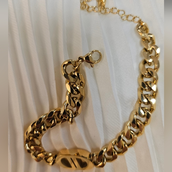 NEW 🔴 Stainless Steel Cuban Chunky Chain Bracelet - Picture 3 of 9